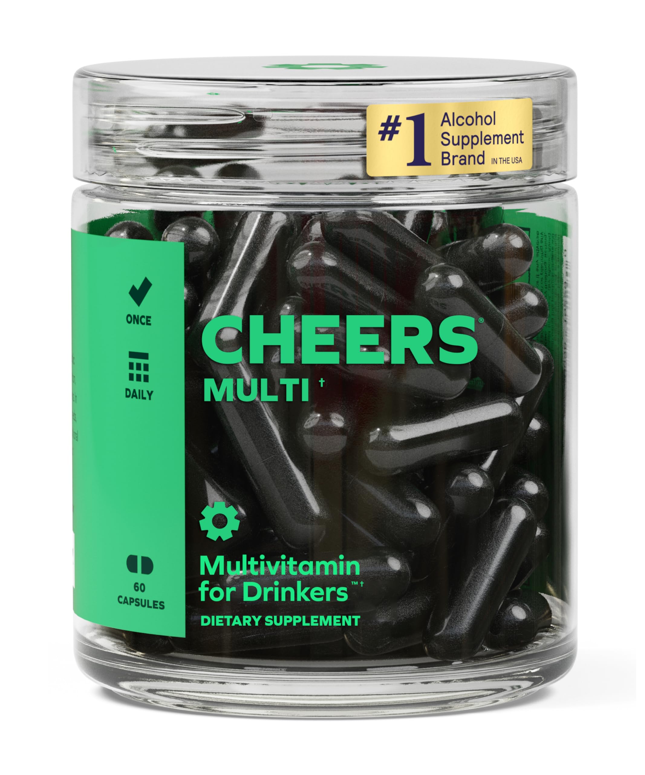 Cheers Multi | Drinker's Daily Multivitamin | Essential Nutrient Support | 30 Doses